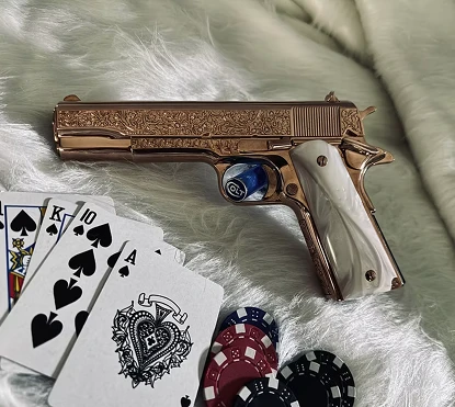 Luxury weapon customization by Gun Décor Emporium.