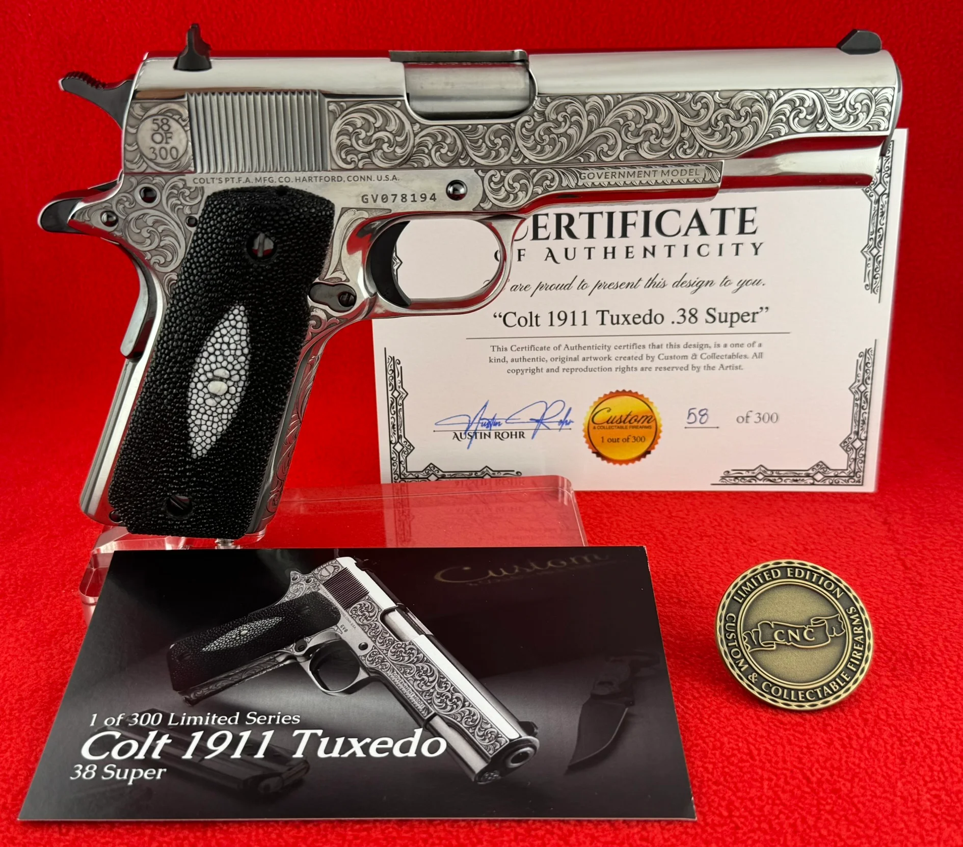 1911 custom grips and finishes.